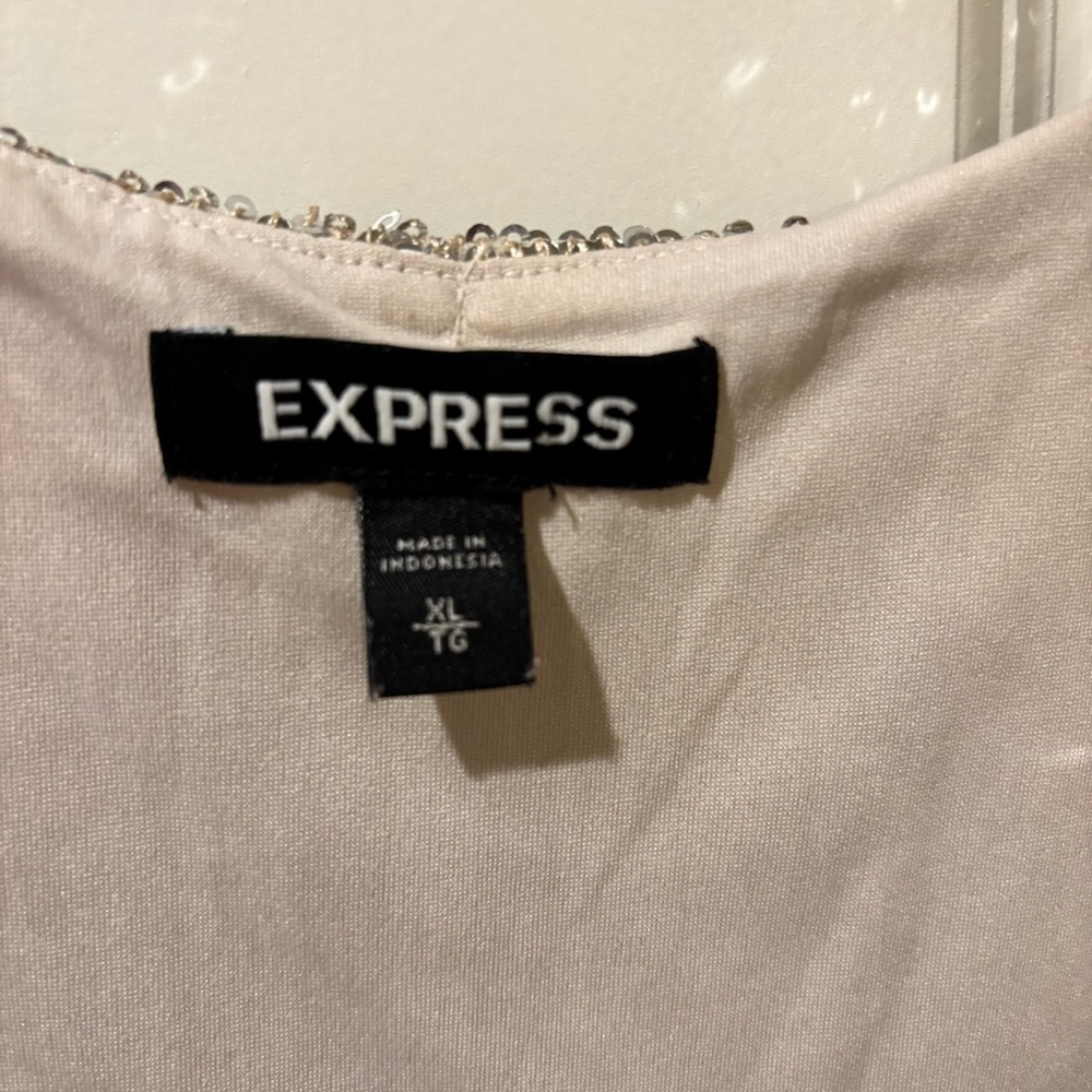 Sequin Top With Adjustable Spaghetti Straps - image 4